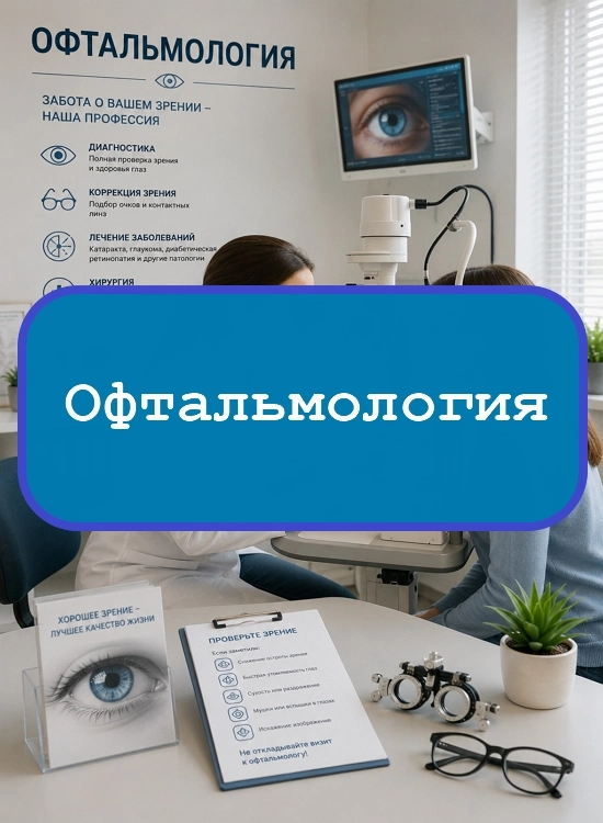 Офтальмология - тесты с ответами