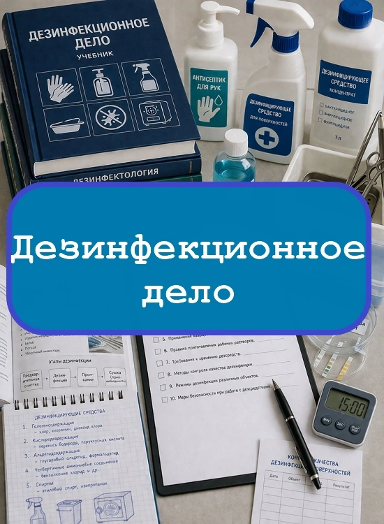 Дезинфекционное дело (среднее) - тесты с ответами