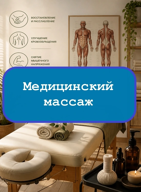 Медицинский массаж - тесты с ответами