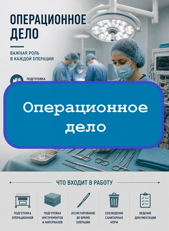 Операционное дело (среднее) - тесты с ответами