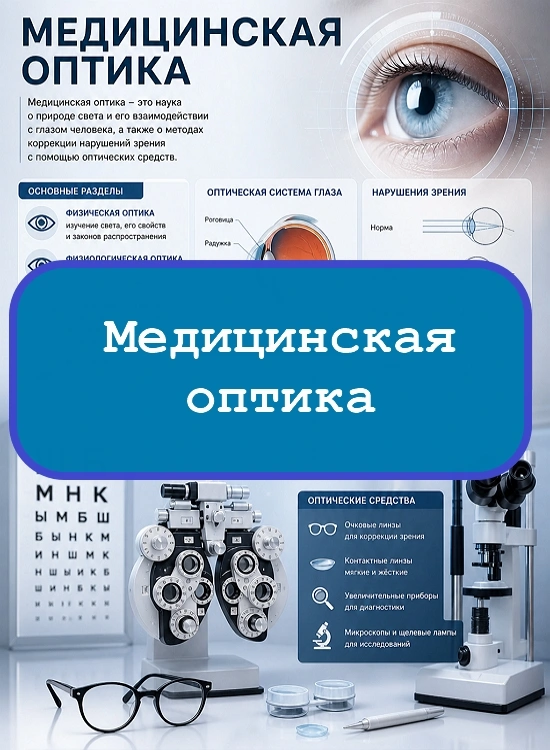 Медицинская оптика - тесты с ответами