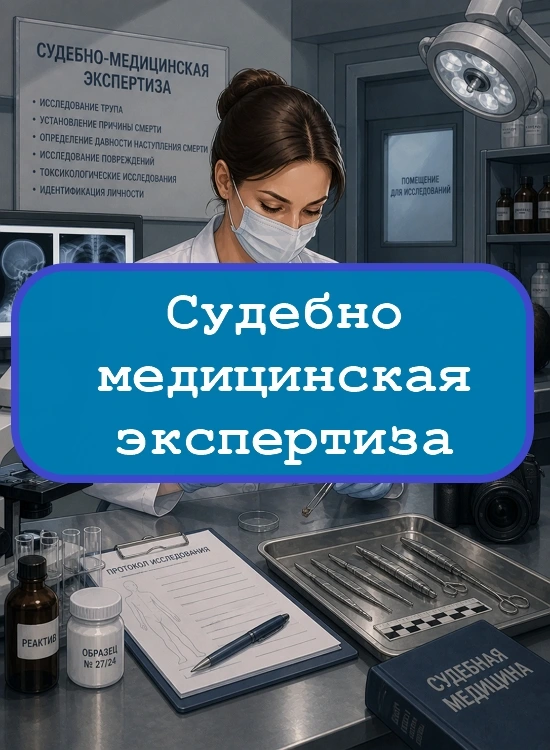 Судебно-медицинская экспертиза (среднее) - тесты с ответами