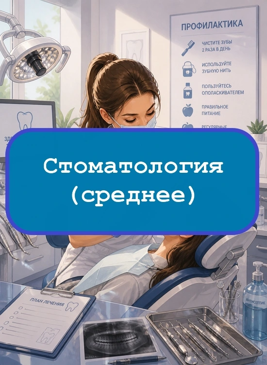 Стоматология (среднее) - тесты с ответами