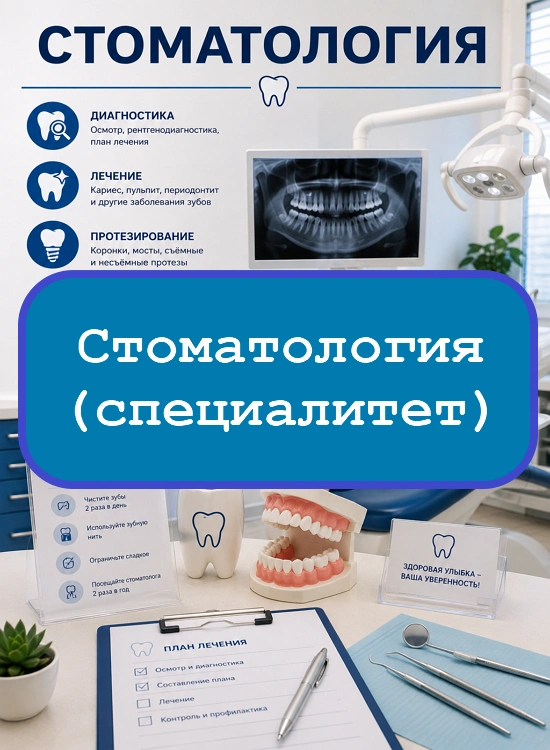 Стоматология (специалитет) - тесты с ответами